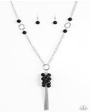 Hit The Runway - Black Paparazzi Necklace