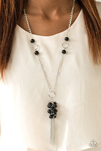 Hit The Runway - Black Paparazzi Necklace