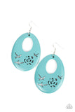 Home TWEET Home - Blue Paparazzi Earrings