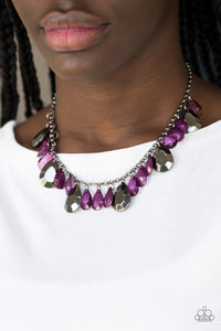 Hurricane Season - Purple Paparazzi Necklace