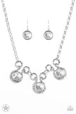 Hypnotized - Blockbuster - Silver Bling Paparazzi Necklace