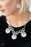 Hypnotized - Blockbuster - Silver Bling Paparazzi Necklace