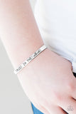 I Put My Trust In You - Silver Paparazzi Bracelet