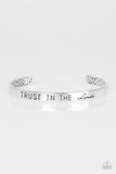 I Put My Trust In You - Silver Paparazzi Bracelet