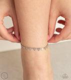 Sand Shark - Silver Paparazzi Anklet