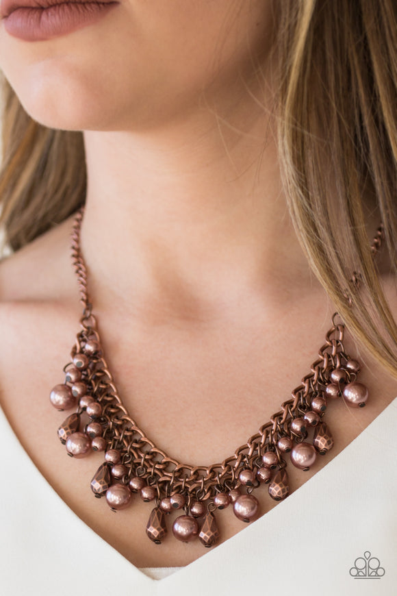 Imperial Idol - Copper Paparazzi Necklace