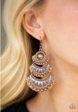 Impressively Empress - Copper Paparazzi Earrings