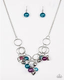 In a Bind Multi - Blue Paparazzi Necklace