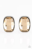 Incredibly Iconic - Brown Paparazzi Earrings