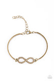 Infinite Treasure - Brass Paparazzi Bracelet