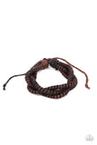 Island Endeavor - Brown Paparazzi Bracelet - Urban