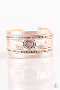 It Takes Heart - Pink Paparazzi Bracelet