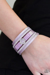 It Takes Heart - Purple Paparazzi Bracelet