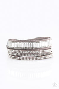 Just In Showtime - Silver-Paparazzi Bracelet