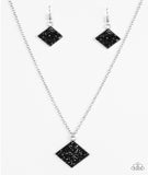 Kickin Up Stardust - Black Paparazzi Necklace