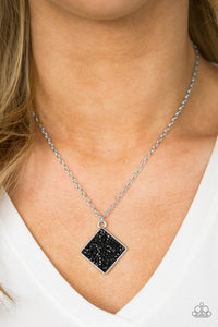 Kickin Up Stardust - Black Paparazzi Necklace