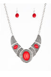 Leave Your Landmark - Red Paparazzi Necklace