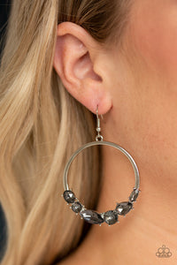 Legendary Luminescence - Silver Paparazzi Earrings