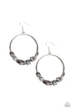 Legendary Luminescence - Silver Paparazzi Earrings