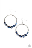 Legendary Luminescence - Blue Paparazzi Earrings