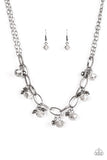 Lets Get This Fashion Show On The Road - Gunmetal Paparazzi Necklace