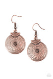 Lily Of The Nile - Copper Paparazzi Earrings