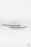 Luminous Luster - White Paparazzi Bracelet