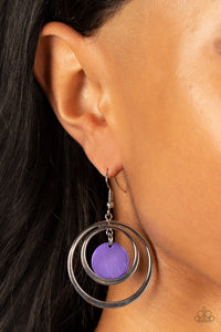 Mai Tai Tango - Purple Paparazzi Earrings