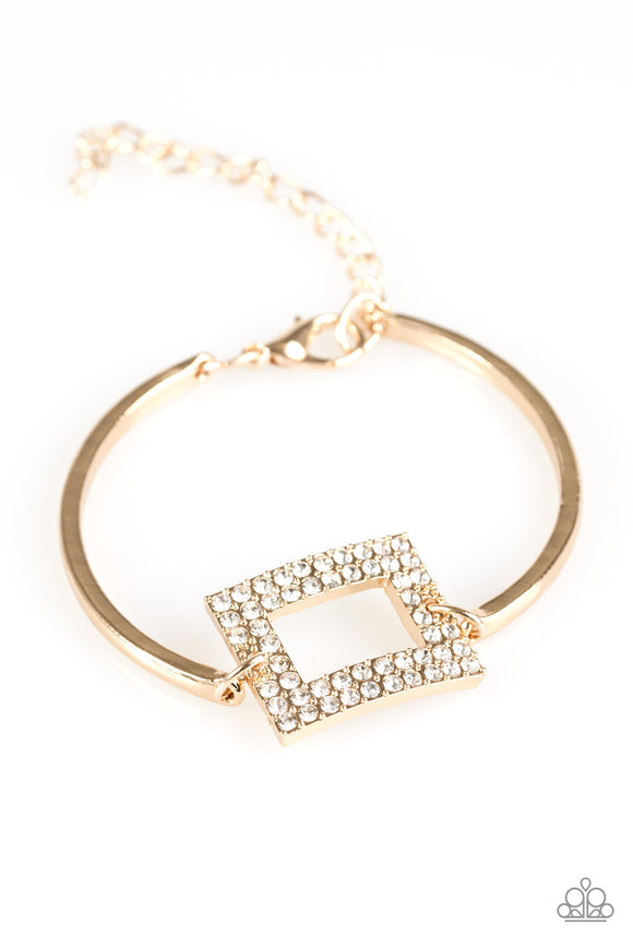 Main Street Metro - Gold Paparazzi Bracelet