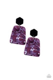 Majestic Mariner - Purple Paparazzi Earrings