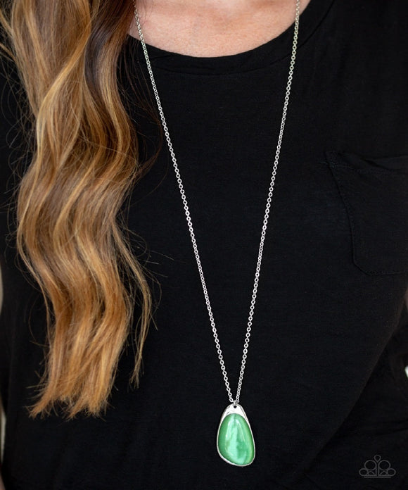 Magically Modern - Green Paparazzi Necklace