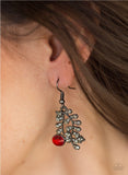 Make You Vine - Red Paparazzi Earrings