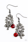 Make You Vine - Red Paparazzi Earrings