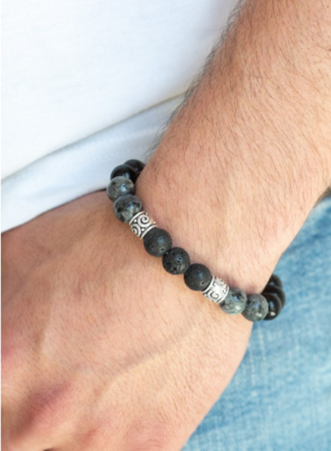 Mantra - Black Paparazzi Bracelet - Urban