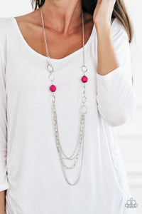 Margarita Masquerades - Pink Paparazzi Necklace