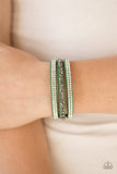 Mega Glam - Green Paparazzi Bracelet Wrap