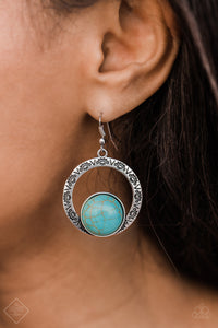 Mesa Mood - Blue Paparazzi Earrings