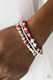 Mesa Mason - Red Paparazzi Bracelet