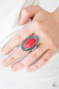 Mesa Meadows - Red Paparazzi Ring