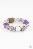 Mesmerizingly Magmatic - Purple Paparazzi Bracelet