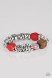 Mesmerizingly Magmatic - Red Paparazzi Bracelet