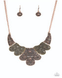 Mess With The Bull Multi - Copper Paparazzi Necklace