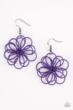 Mid-Summer Magic - Purple Paparazzi Earrings