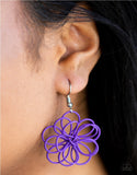 Mid-Summer Magic - Purple Paparazzi Earrings