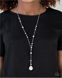 Modern Mountaineer - White Paparazzi Necklace