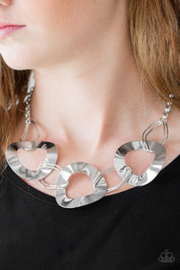 Modern Mechanics - Silver Paparazzi Necklace