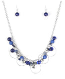 Mountain Mosaic - Blue Paparazzi Necklace