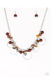 Mountain Mosaic - Brown Paparazzi Necklace