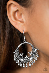 Musical Mantras - White Paparazzi Earrings