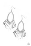 My FLAIR Lady - Silver Paparazzi Earrings